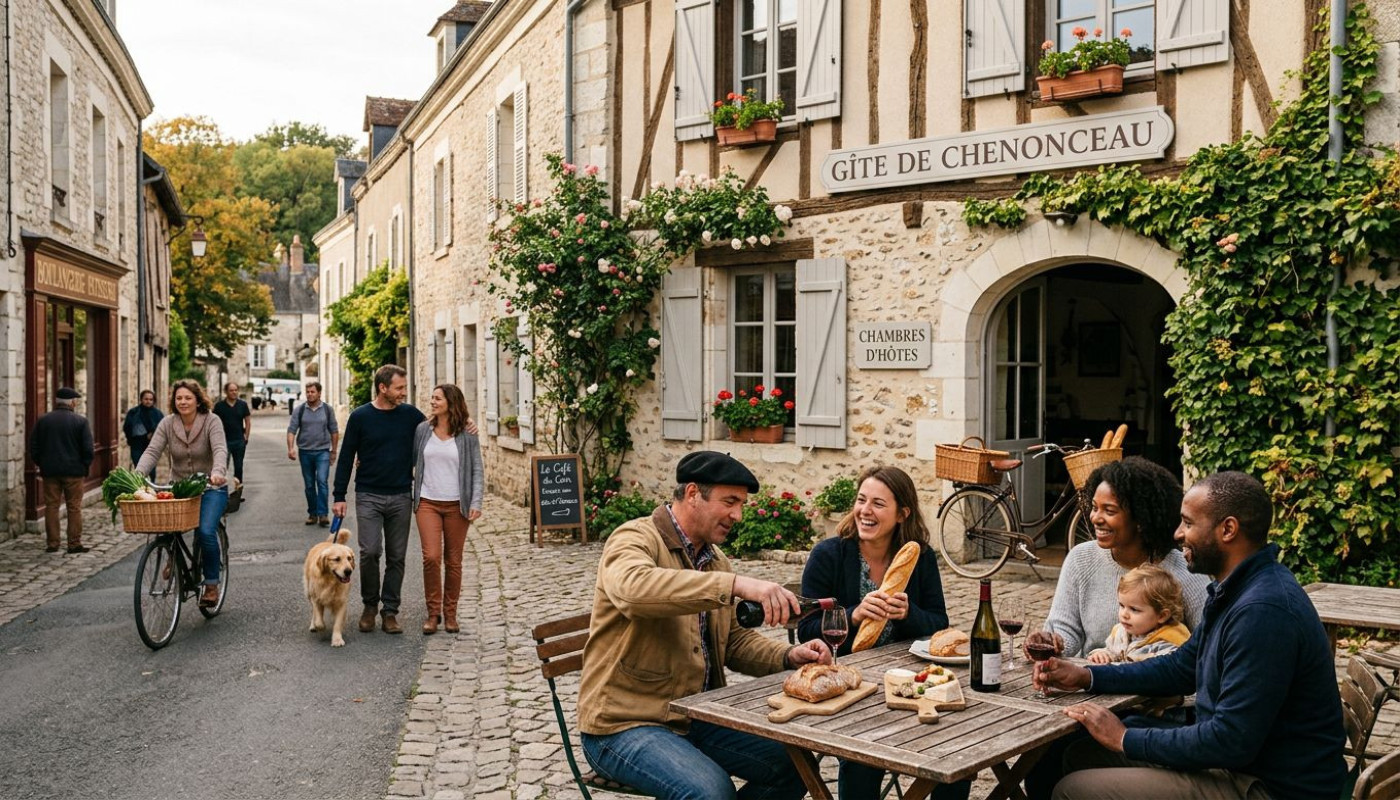 Ce que révèle la vie locale autour d’un gîte près de Chenonceau